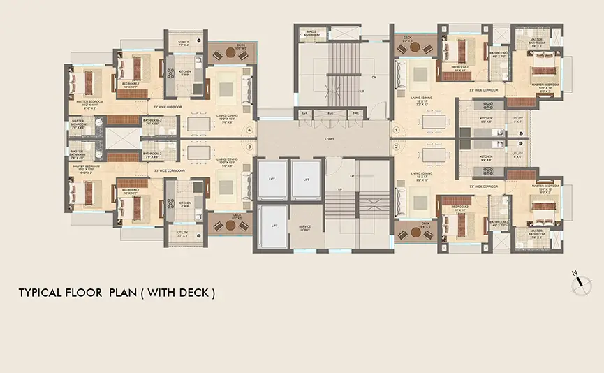 Lodha Vista Worli Floor Plan